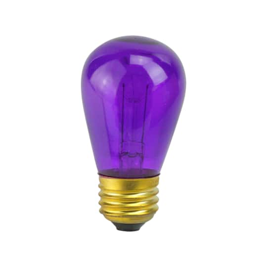 Transparent Incandescent S14 Replacement Christmas Bulbs